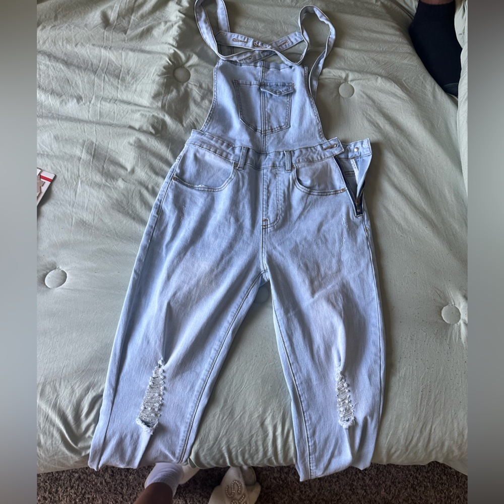 SHEIN Size Small Jean Overalls NW NWOT